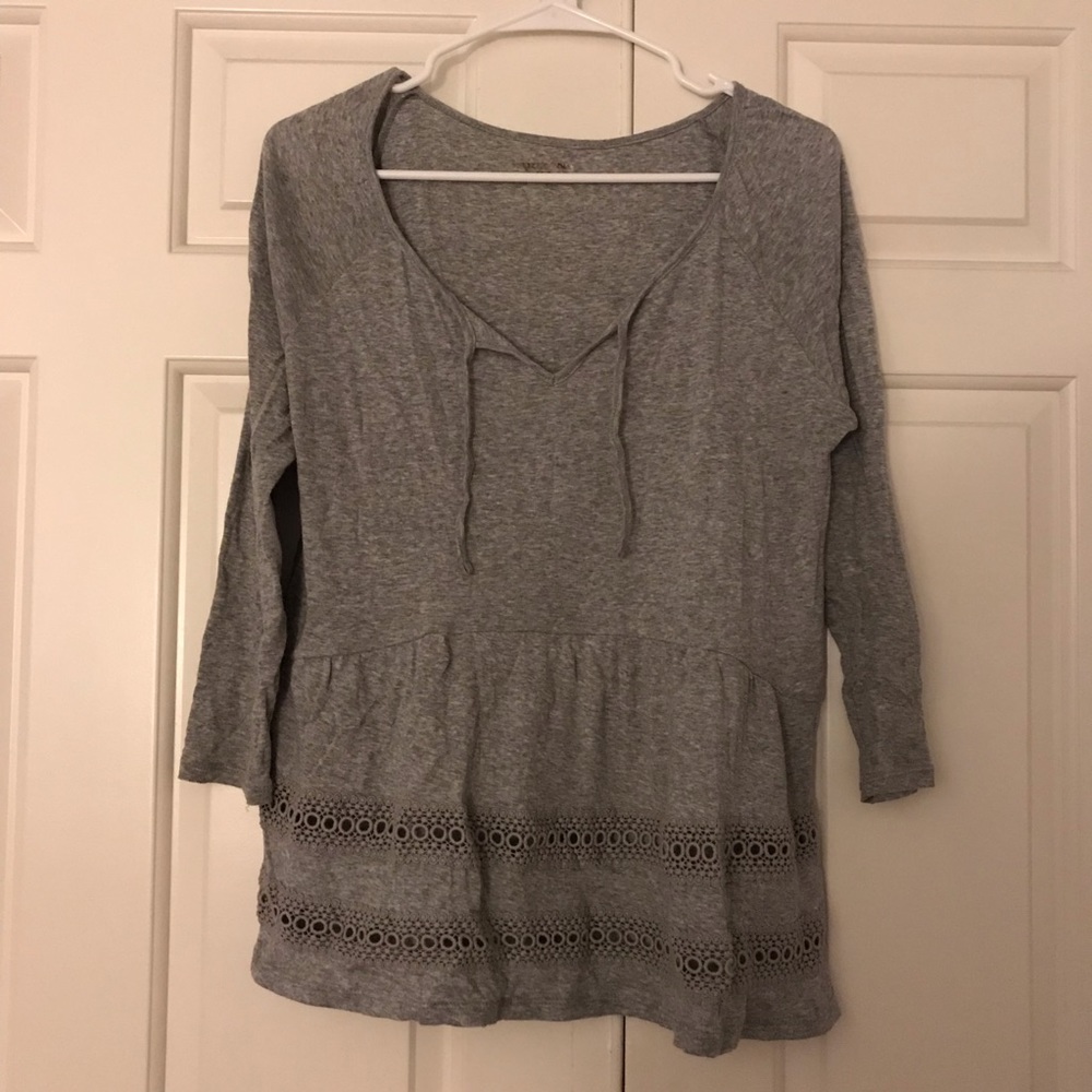 Gray Blouse